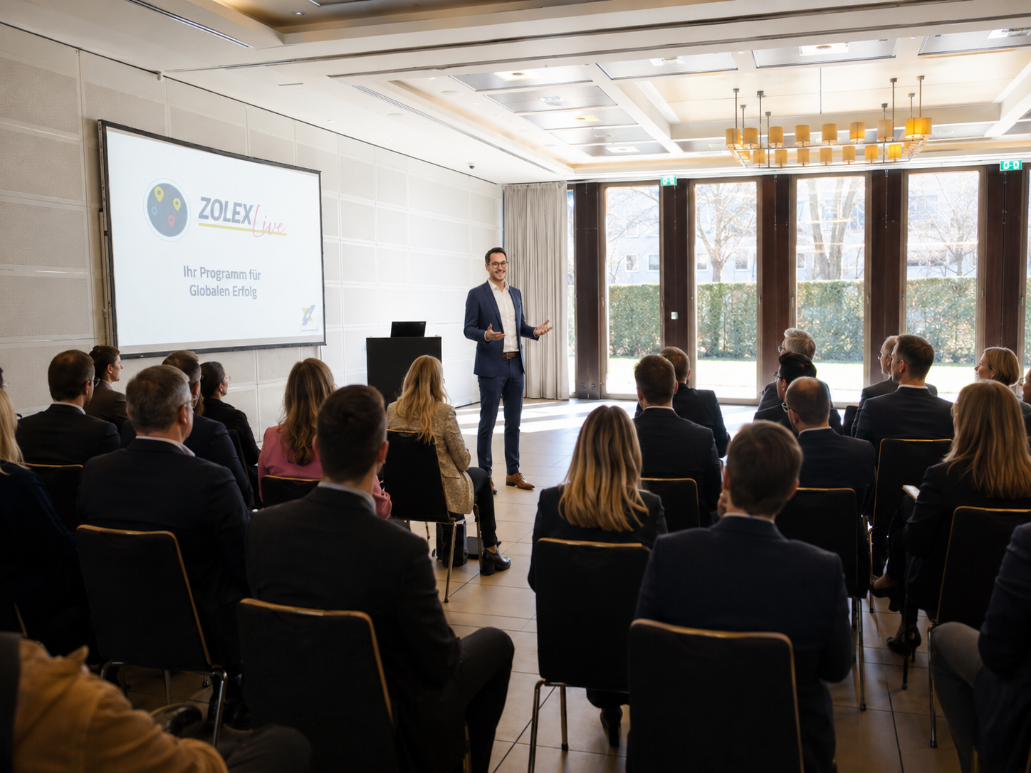 Ein gespanntes Auditorium in unserer Event Lokation